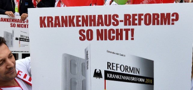 Klinikbeschäftigte Protestieren Gegen Geplante Krankenhausreform